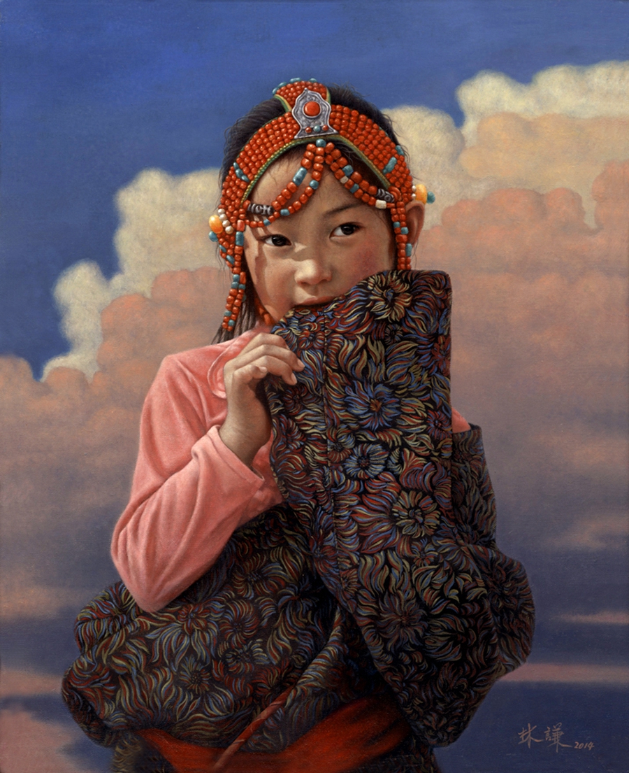 林谦《才让旺姆》80x65cm.jpg